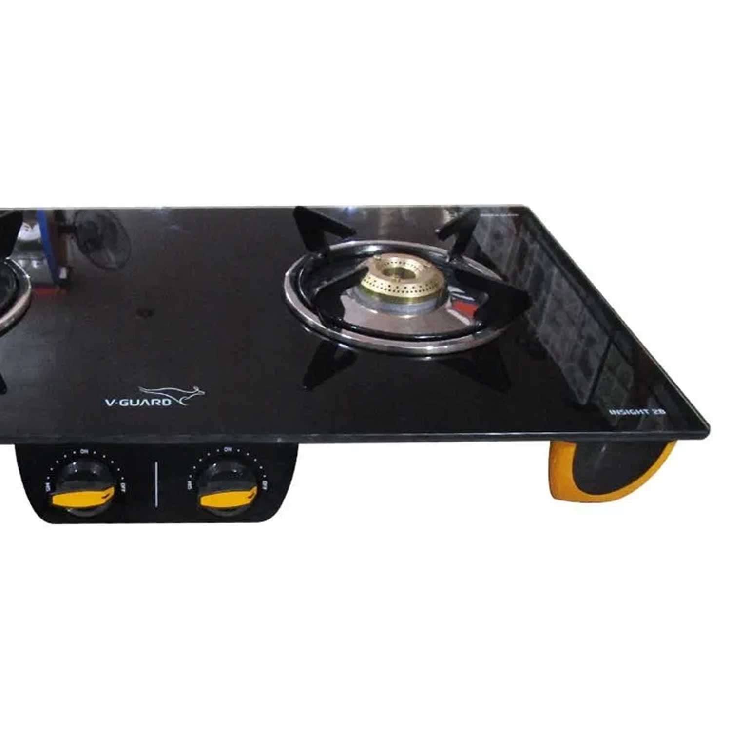 v guard glass top gas stove price