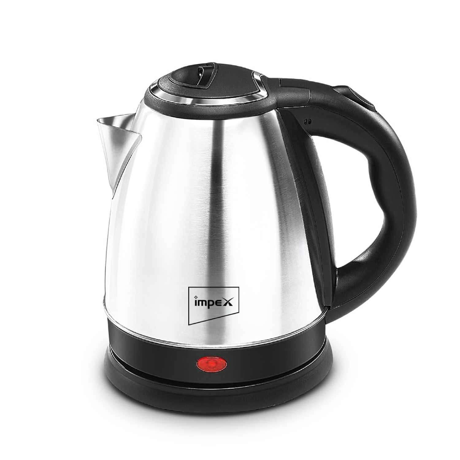Impex STEAMER-1501 Stainless Steel Electric Kettle (1.5 Litre,1500 Watts,Silver)